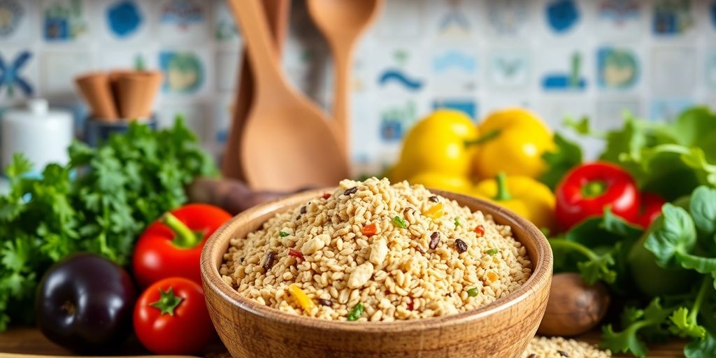 Honest Kitchen Whole Grain Base Mix with fresh ingredients.