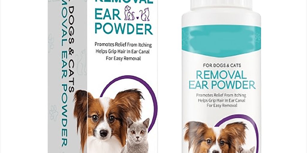 Illustration of Ear Cleaning Solution For Dogs With Long Hair
