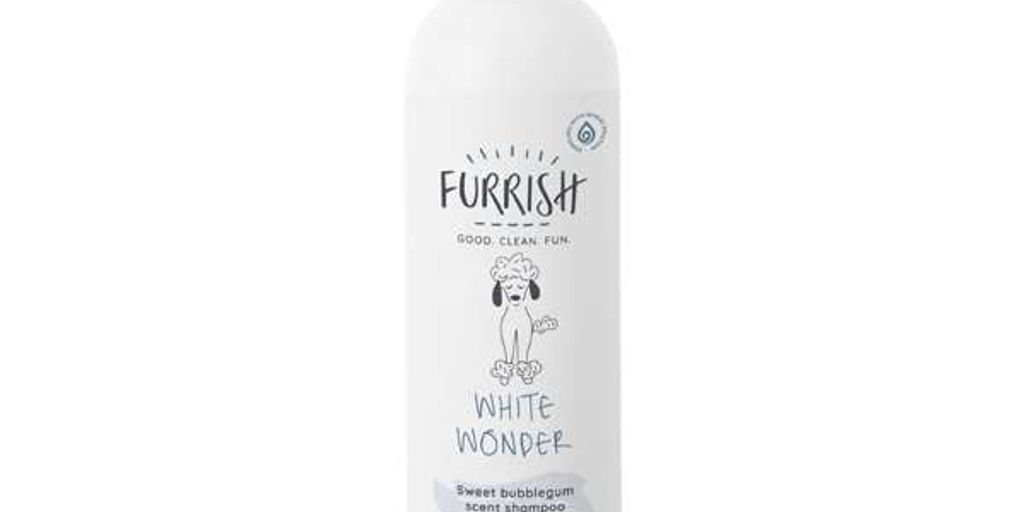 white dog shampoo