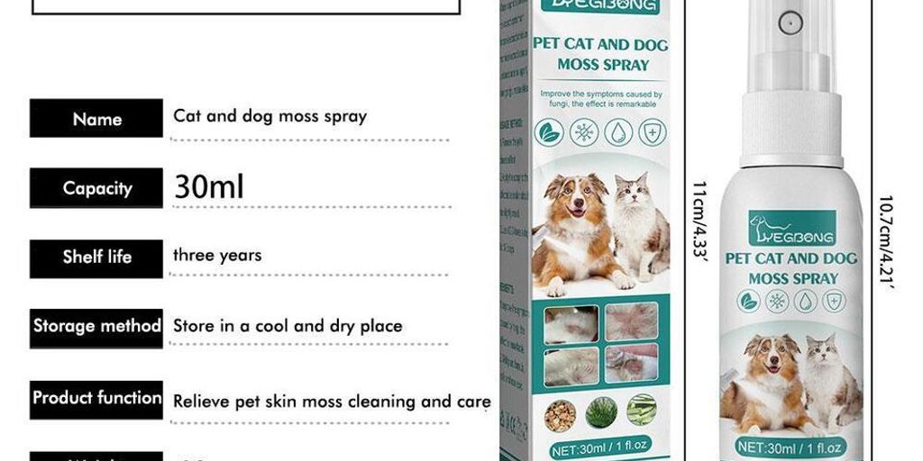 dog with hot spot spray