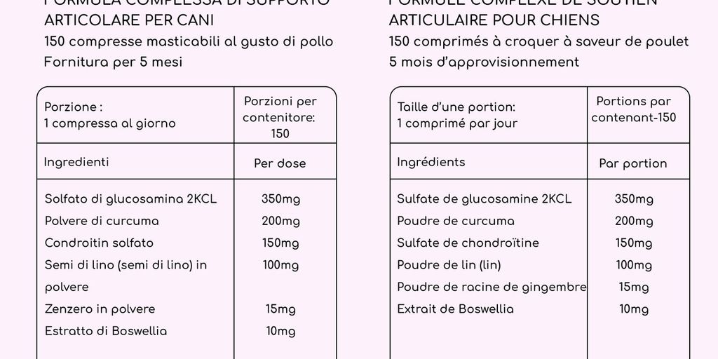 dog joint supplement