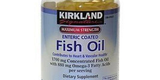 dog with fish oil