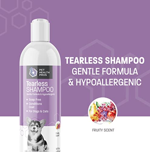 Tearless Dog Shampoo & Puppy Conditioner with Fruity Scent