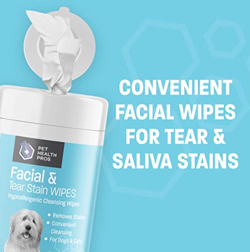 Eye Wipes Tear Stain Remover for Dogs & Cats