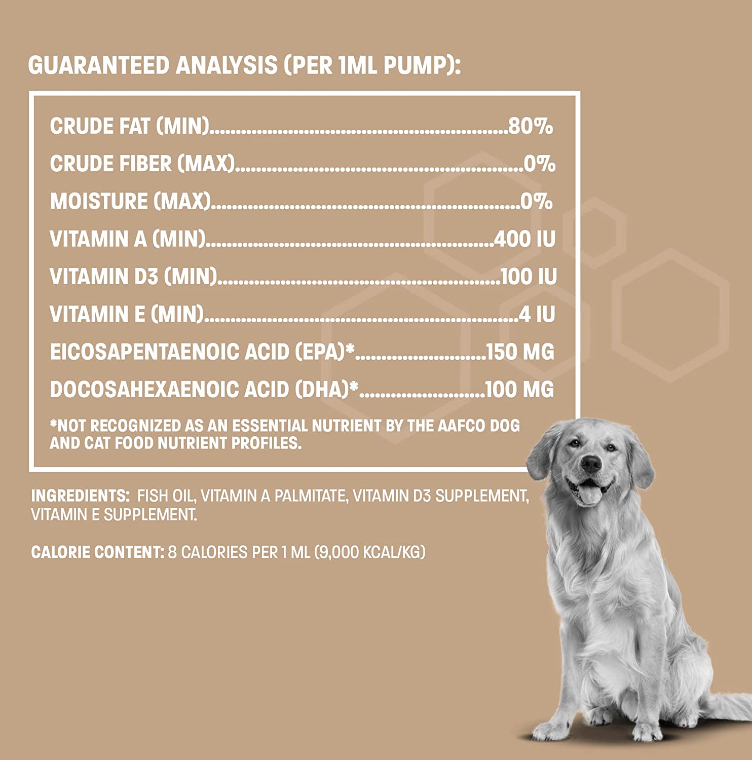 Omega 3 Fish Oil for Dogs - Skin & Coat Supplement