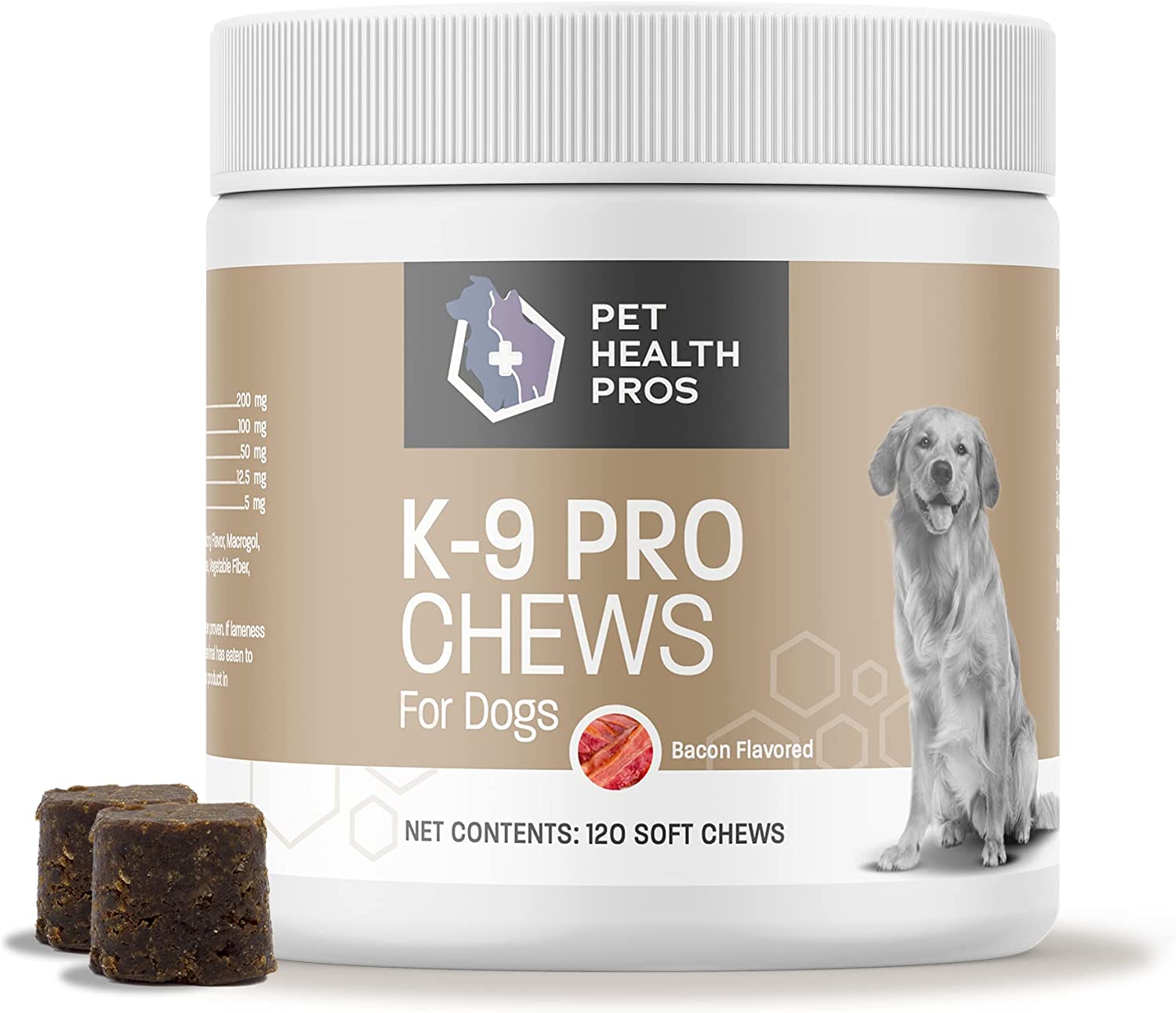 K-9 Pro Chews Joint Supplement for Dogs - Bacon Flavored
