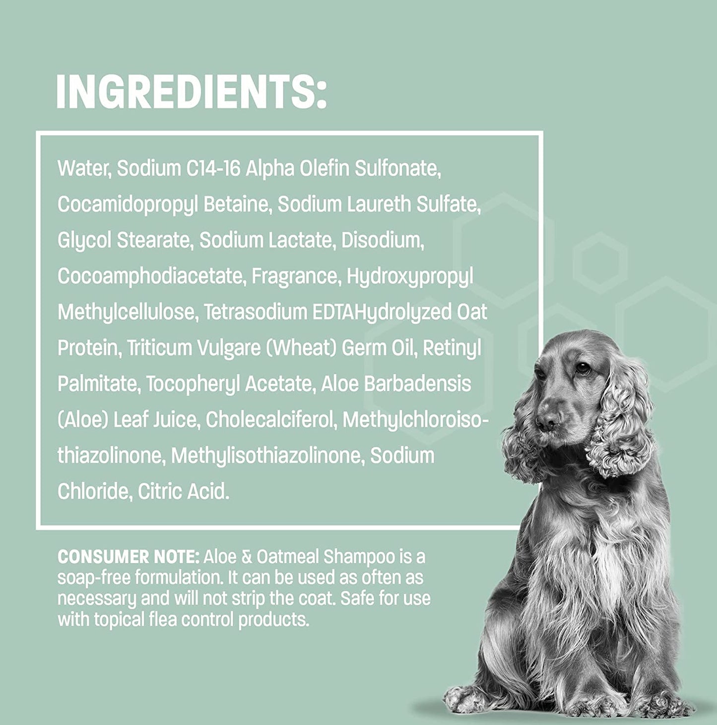 Aloe Oatmeal Shampoo for Dogs - Sensitive Skin Shampoo for Allergies and Itching