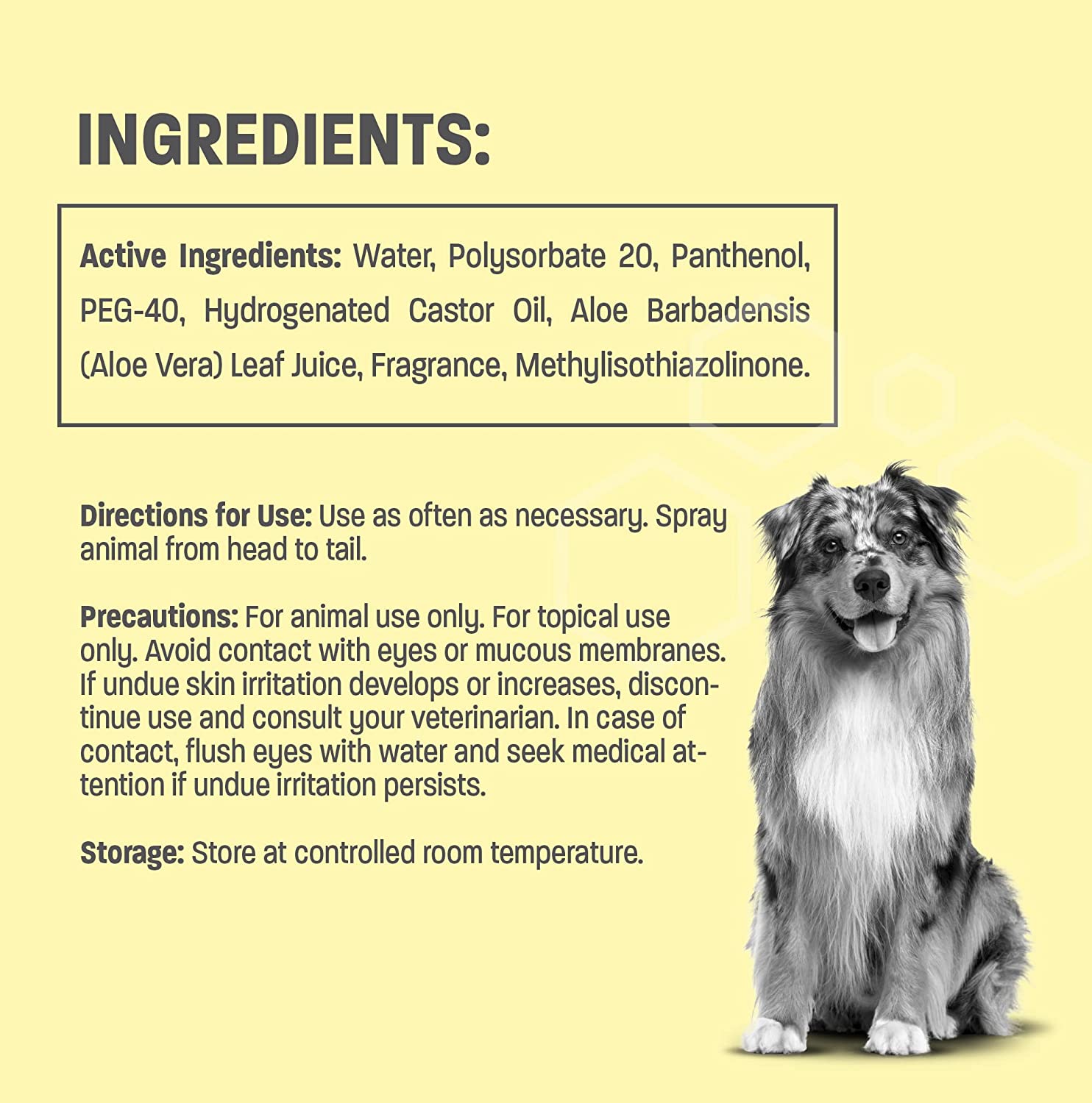 Deodorizing Spray for Dogs and Cats